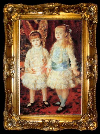 framed  Pierre Renoir Rose et Bleue, ta009-2